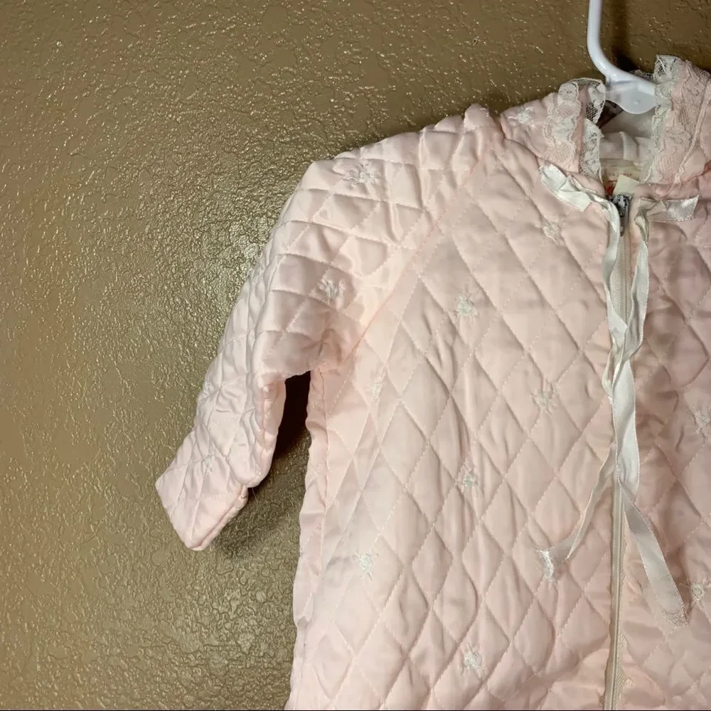 Vintage Little Me baby girl light pink sleep sack‎